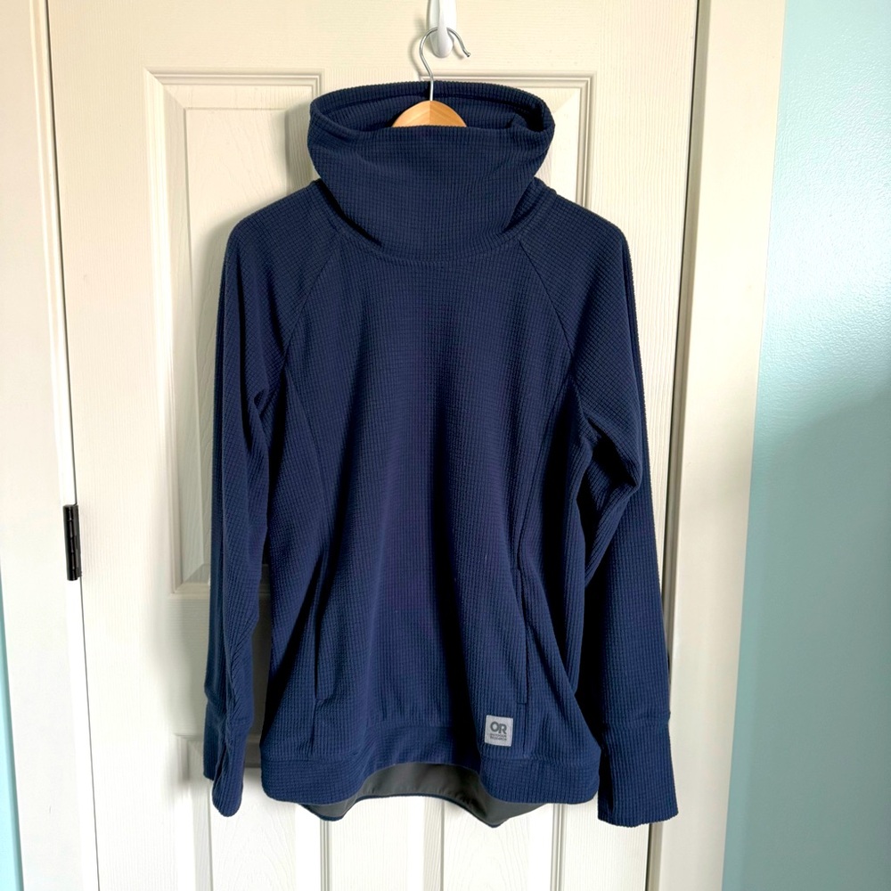 Outdoor Research Women’s Trail Mix Fleece Cowl Pullover Blue